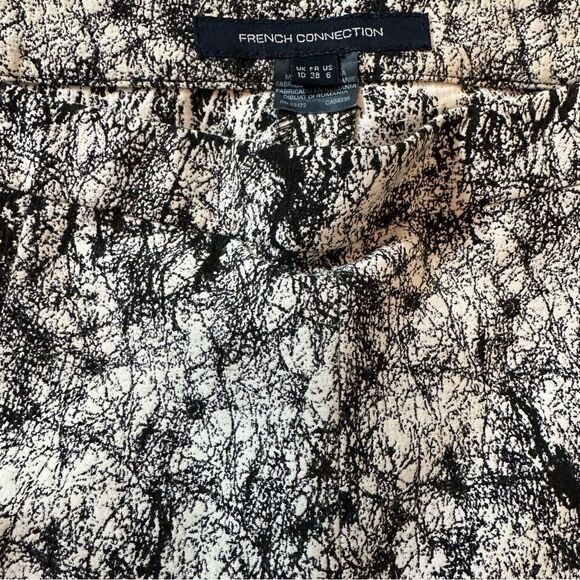 French Connection Marble Pattern Pants Size 6 - Picture 2 of 6